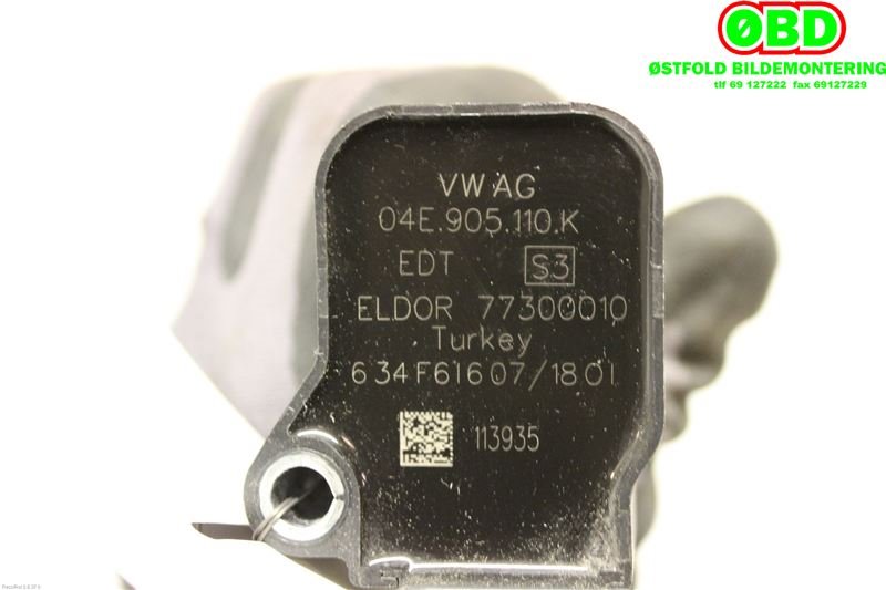 Coil elektronisk til VW Passat 2015-2019 (Fase 1) (B8) (B8) (VOLKSWAGEN|04E 905 110 K|04E 905 110 P|04E905110K)