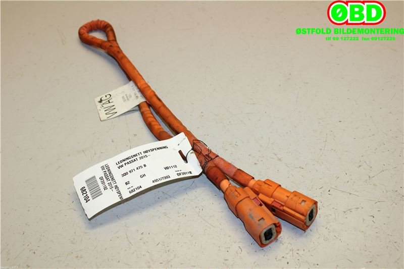 Kabel høy volt (HV) hybrid til VW Passat 2015-2019 (Fase 1) (B8) (B8) (VOLKSWAGEN|3Q0 971 475 B||3Q0971475B)