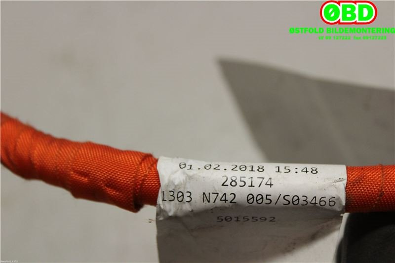 Kabel høy volt (HV) hybrid til VW Passat 2015-2019 (Fase 1) (B8) (B8) (VOLKSWAGEN|5Q0 971 483 B||5Q0971483B)
