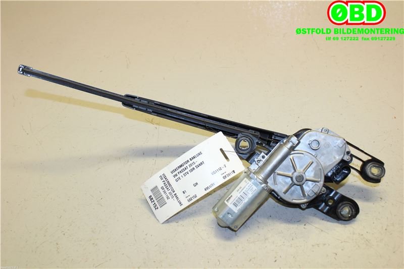 Viskermotor bakrute til VW Passat 2015-2019 (Fase 1) (B8) (B8) (VOLKSWAGEN|5G0 955 711 C||5G0955711C)