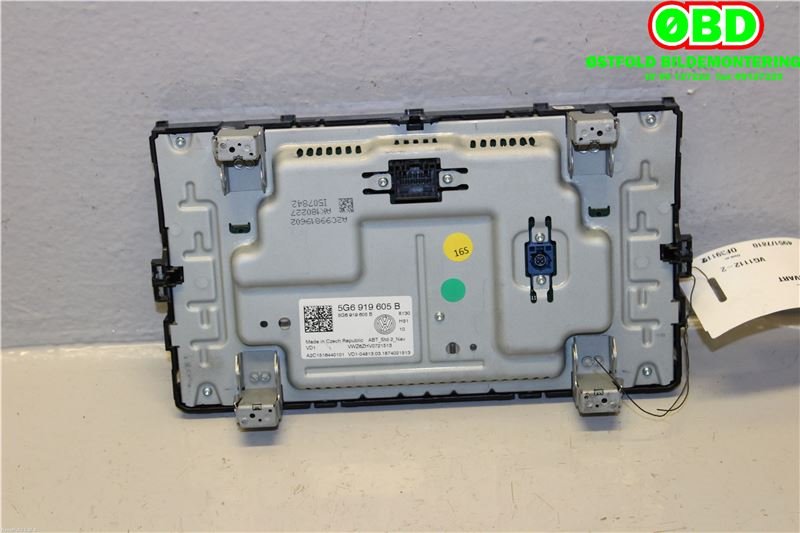 Bilstereo til VW Passat 2015-2019 (Fase 1) (B8) (B8) (VOLKSWAGEN|5G6 919 605 B|5NN 919 605 B|5G6919605B)
