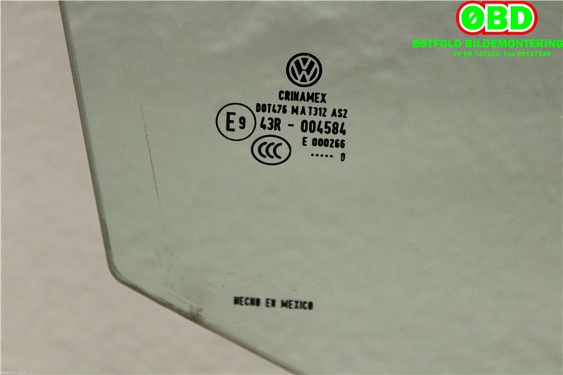 Siderute høyre bak til VW Golf VI 2008-2012  (VOLKSWAGEN|1K9 845 026|)