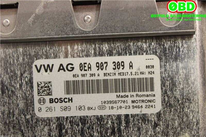 Styreenhet diverse til VW e-Golf 2017-2020 (Fase 2)  (VOLKSWAGEN||0261S09103|0EA907309A)