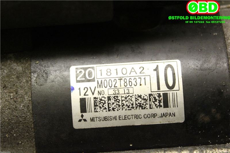 Starter diesel til Peugeot 4008 2012-2017 (PEUGEOT|16 076 661 80|M002T86371|2018102A210)