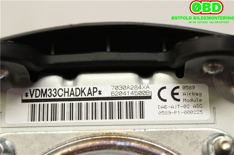 Airbag rattpute til Peugeot 4008 2012-2017  (PEUGEOT|1607522980|)
