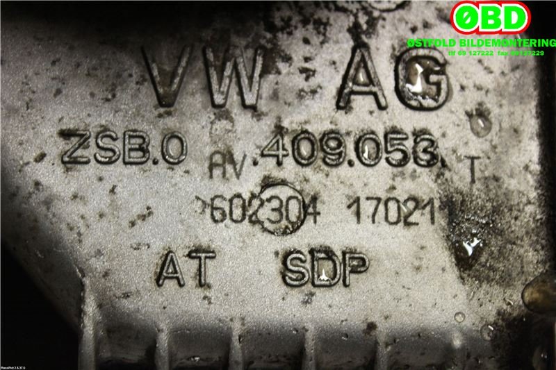 Girkasse 4WD fordelingskasse til VW Passat 2011-2015 (B7) (B7) (VOLKSWAGEN|0AV 409 053 AF|0AV 409 053 AG|0AV409053T)