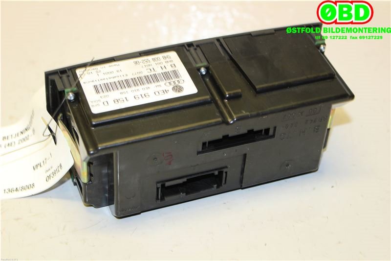 Varmeapparat betjening til Audi A8 2003-2010 (Type II) (AUDI|4E0 919 158 D||4E0919158D)