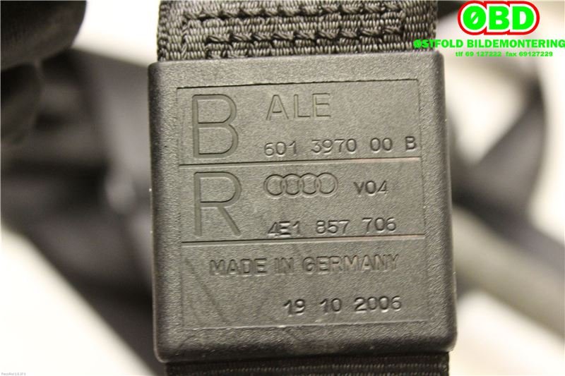 Airbag beltestrammer til Audi A8 2003-2010 (Type II)  (AUDI|4E1857706|)