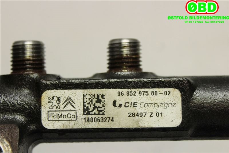 Dyseskinne (fuelrail) til Peugeot 2008 2013-2019 (Type I)  (PEUGEOT|1570 Q4||9685297580)