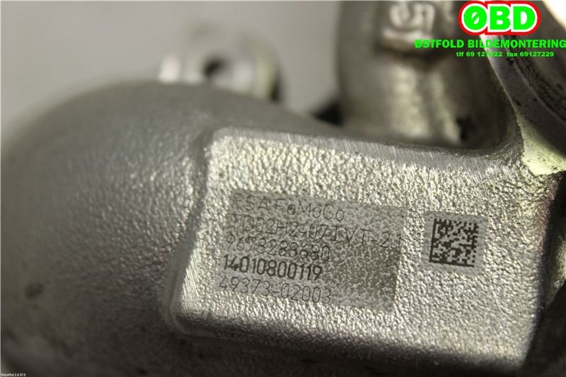 Turbo til Peugeot 2008 2013-2019 (Type I) (PEUGEOT|0375 Q9||9673283680)