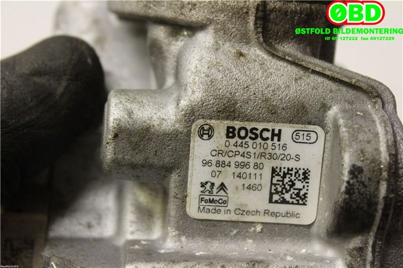 Dieselpumpe til Peugeot 2008 2013-2019 (Type I) (PEUGEOT|1920RF|0445010516|9688499680)