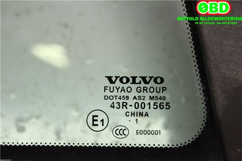 Diverse deler til Volvo S60 2010-2014 (Type II, Fase 1) (VOLVO|31385449|)