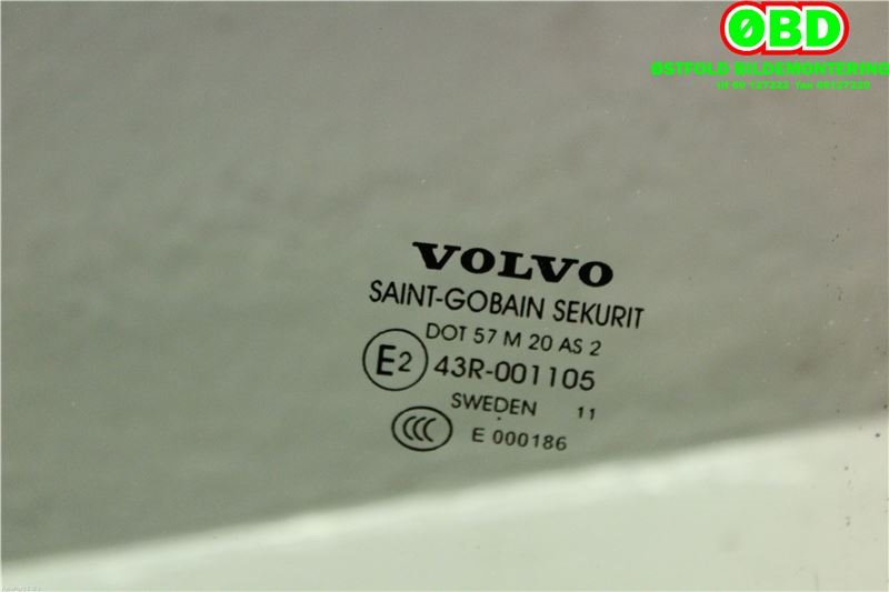 Siderute høyre bak til Volvo S60 2010-2014 (Type II, Fase 1) (VOLVO|31385417|)