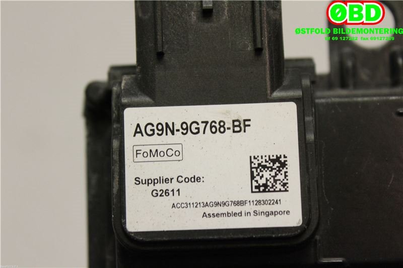 Sensor radar til Volvo S60 2010-2014 (Type II, Fase 1)  (VOLVO||AG9N9G768BF)