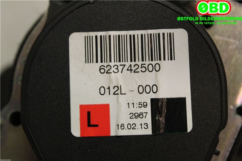 Airbag beltestrammer til BMW 3-Serie 2012-2018 (F30/F31/F34) (F30/F31/F34) (BMW|72 11 7 383 321|)