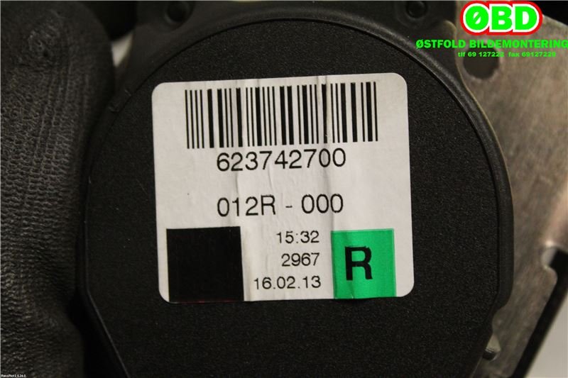 Airbag beltestrammer til BMW 3-Serie 2012-2018 (F30/F31/F34) (F30/F31/F34) (BMW|72 11 7 383 318|)