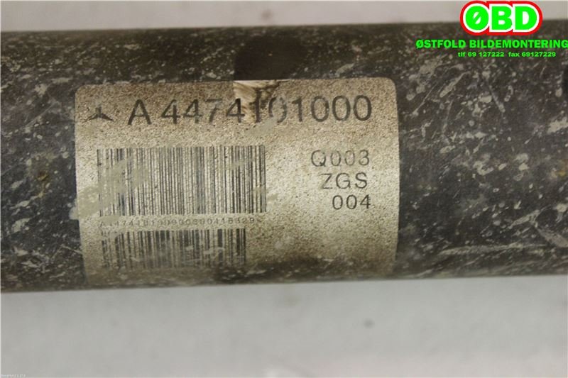 Mellomaksel til Mercedes Vito 2014-->> (W447) (W447) (MERCEDES|A 447 410 97 00||4474101000)