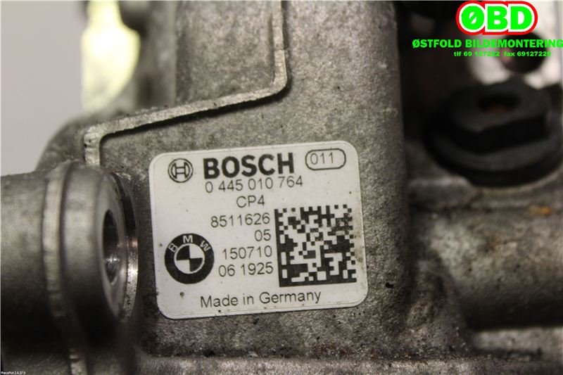 Dieselpumpe til BMW 3-Serie 2012-2018 (F30/F31/F34) (F30/F31/F34) (BMW|13 51 8 472 282|0445010764|8511626)