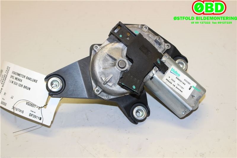 Viskermotor bakrute til Opel Mokka 2012-2016 (Type I, Fase 1) (OPEL|96955193|1273118)