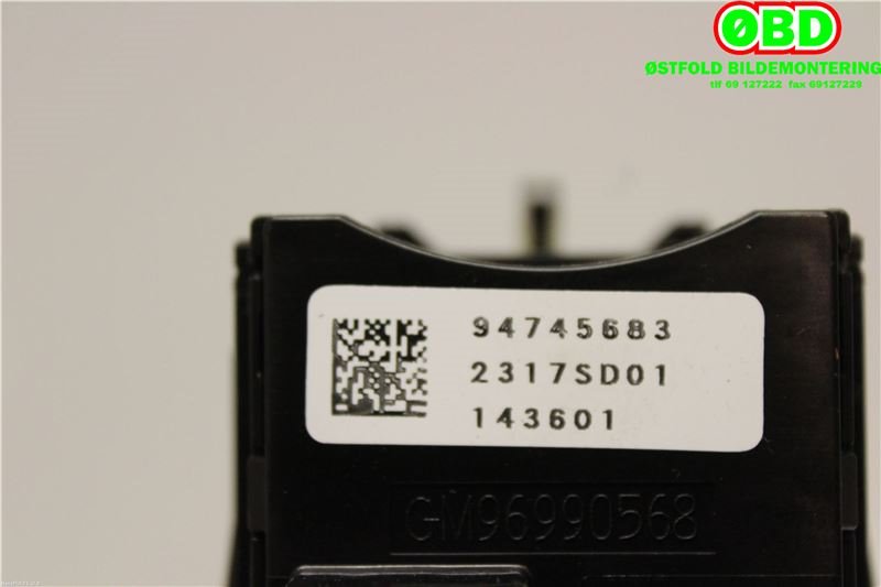 Bryter blink til Opel Mokka 2012-2016 (Type I, Fase 1)  (OPEL|94745683|1241194|)