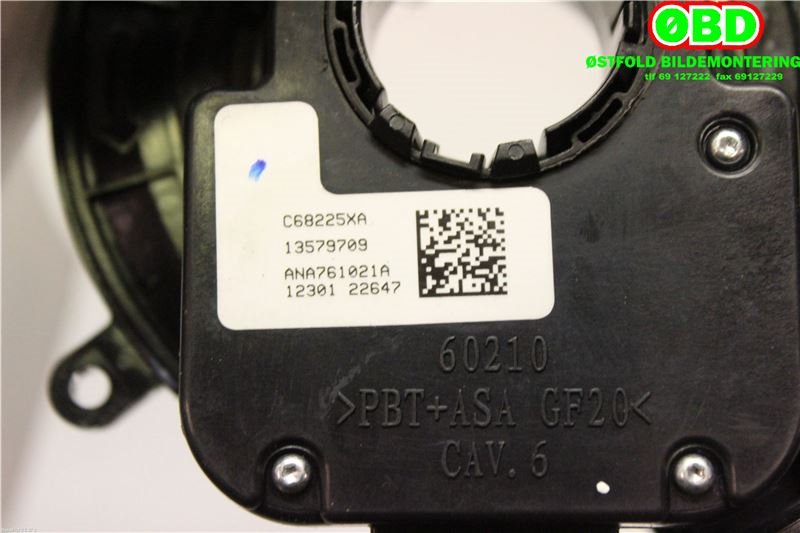 Airbag slepering til Opel Mokka 2012-2016 (Type I, Fase 1) (OPEL|95384290|199467|)