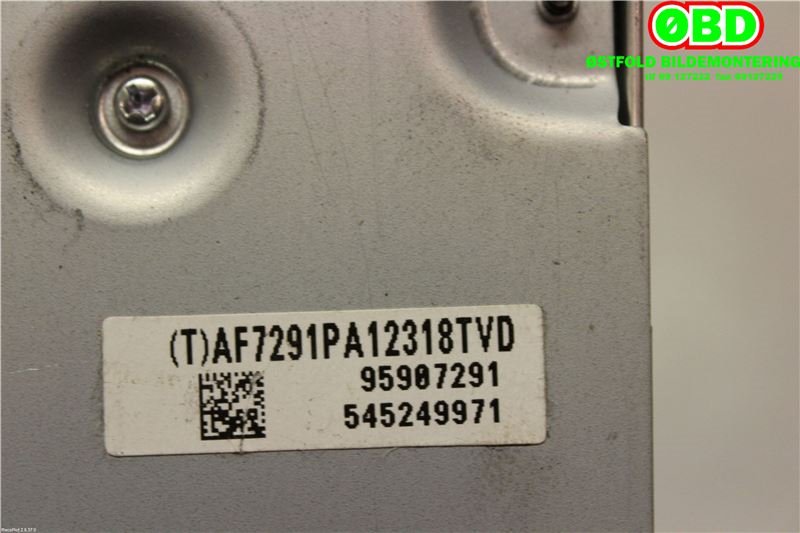 Styreenhet diverse til Opel Mokka 2012-2016 (Type I, Fase 1) (OPEL|95907291|6237177|)