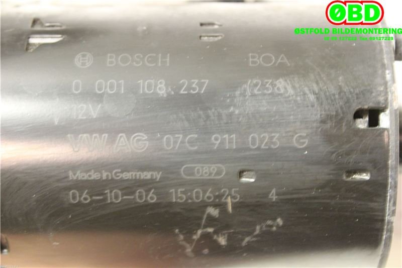 Starter til Audi A8 2003-2010 (Type II) (AUDI|07C 911 023 H|07C 911 023 HX|07C911023G)