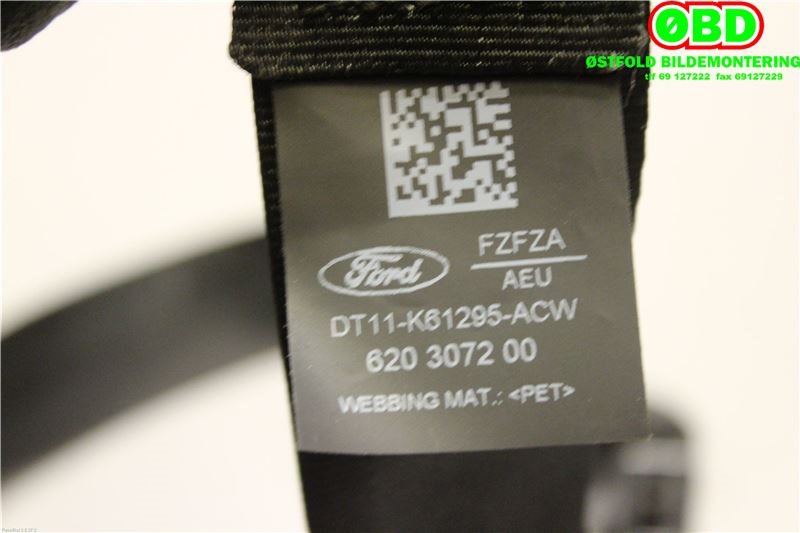 Airbag beltestrammer til Ford Transit Connect 2013-2018 Type II, Fase 1 (FORD|2451802||DT11K61295ACW)