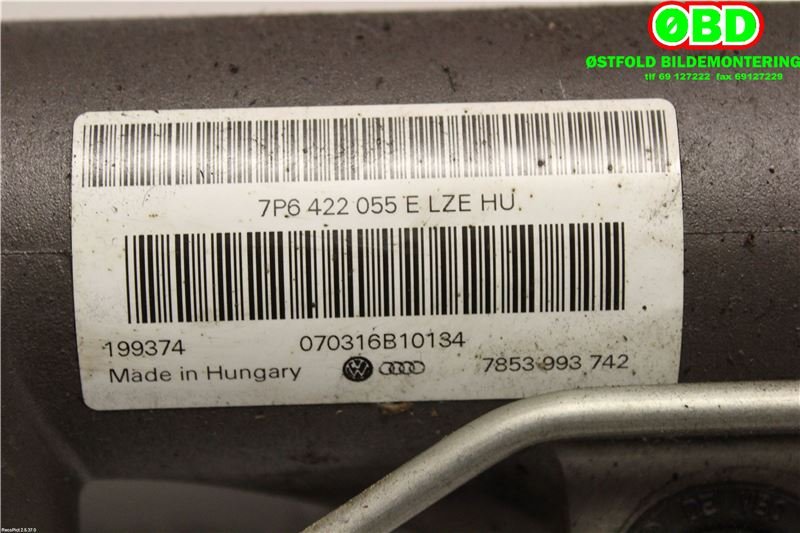 Tannstang til VW Touareg 2010-2018 (Type II)  (|7P6422055E|7P64422055E)