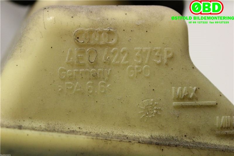 Servo oljebeholder til Audi A8 2003-2010 (Type II)  (AUDI|4E0 422 371 P||4E0422371P)