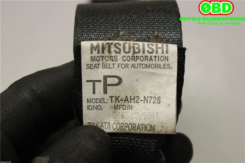 Airbag beltestrammer til Mitsubishi i-MiEV 2010-->> (MITSUBISHI|7000C880XA|)