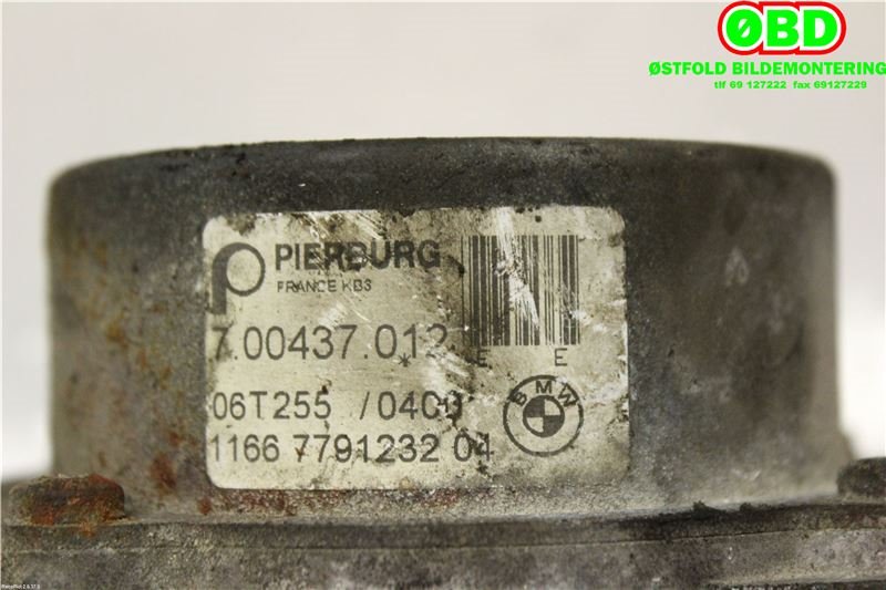 Vakuumpumpe til BMW 3-Serie 2005-2011 (E90/E91/E92/E93) (E90/E91/E92/E93) (BMW|11 66 7 791 232|)