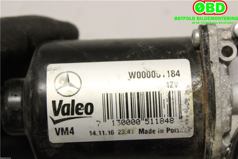 Viskermotor frontrute til Mercedes Vito 2014-->> (W447) (W447) (MERCEDES||W000051184)