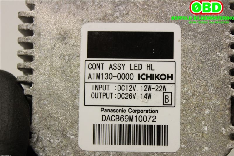 Styreenhet xenon/ballast til Nissan Leaf 2011-2017 (Type I)  (NISSAN|260553NK5A|A1M1300000)