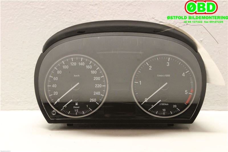 Instrumentpanel til BMW 3-Serie 2005-2011 (E90/E91/E92/E93) (E90/E91/E92/E93) (BMW|62 10 9 316 127||9166846)