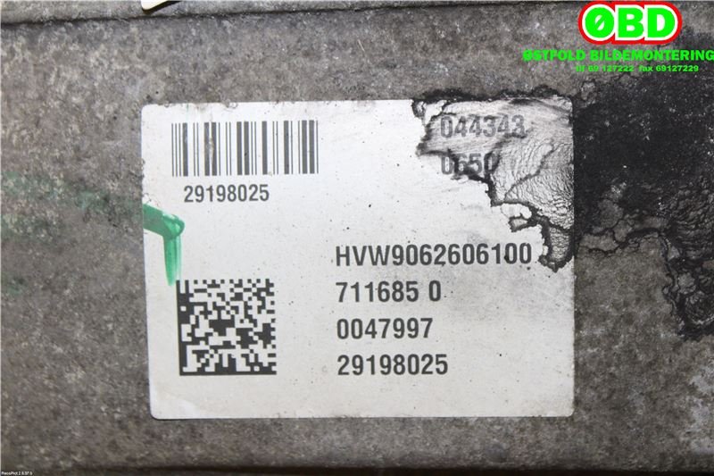 Girkasse manuell 6-trinn til VW Crafter 2011-2016 (Type I, Fase 2)  (VOLKSWAGEN|0CB 300 040 N|)