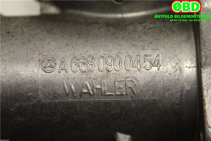 EGR-ventil til Mercedes A-Klasse 1998-2004 (W168) (W168) (MERCEDES|A 668 090 04 54||6680900454)
