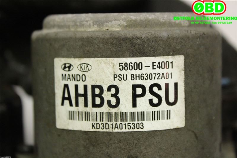 Bremsekraft-regulator bak til Kia Soul 2014-2019 (Type II)  (KIA|586204U500||58600E4001)