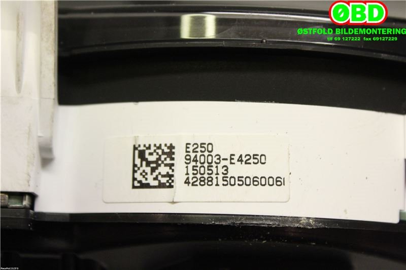 Instrumentpanel til Kia Soul 2014-2019 (Type II)  (KIA|94003E4250|)
