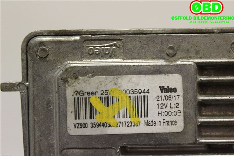 Styreenhet xenon/ballast til Toyota Proace 2016-->> (Type II)  (TOYOTA||90035944)