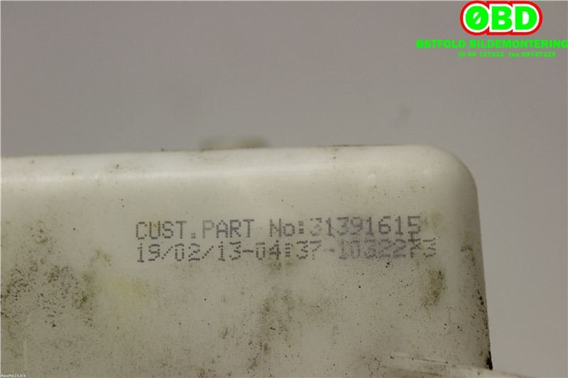 Spylertank til Volvo V40 2012-2019 (VOLVO|31276096||31391615)