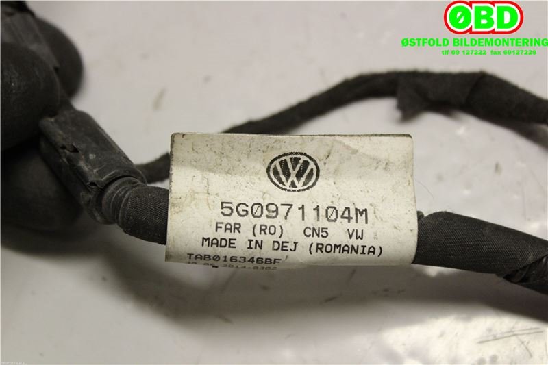 Ledningsnett til VW e-Golf 2014-2017 (Fase 1)  (VOLKSWAGEN|5G0 971 104 M||5G0971104M)