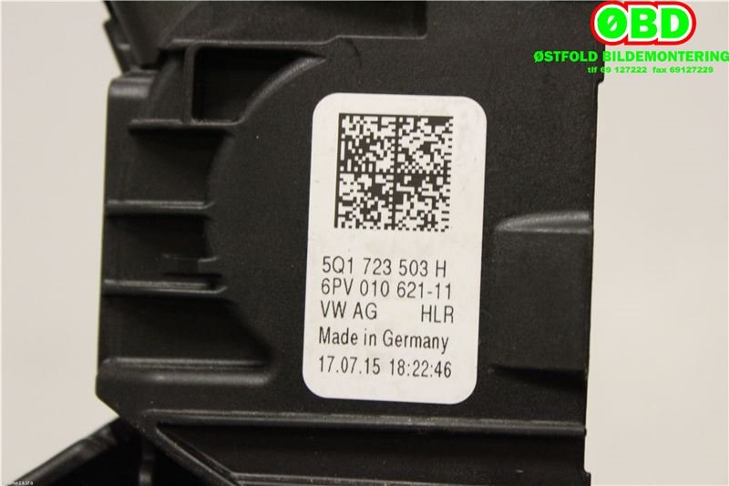 Pedal gass til VW e-Golf 2014-2017 (Fase 1)  (VOLKSWAGEN|5Q1 723 503 H|5Q1 723 503 K|5Q1723503H)