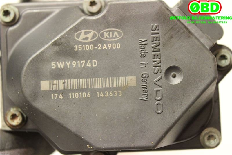 Spjeldhus til Hyundai Ix20 2010-2017  (HYUNDAI|351002A900|5WY9174D)
