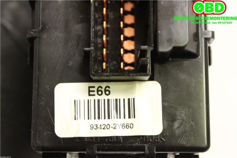 Bryter visker til Hyundai Ix20 2010-2017  (HYUNDAI|934202Y660|)