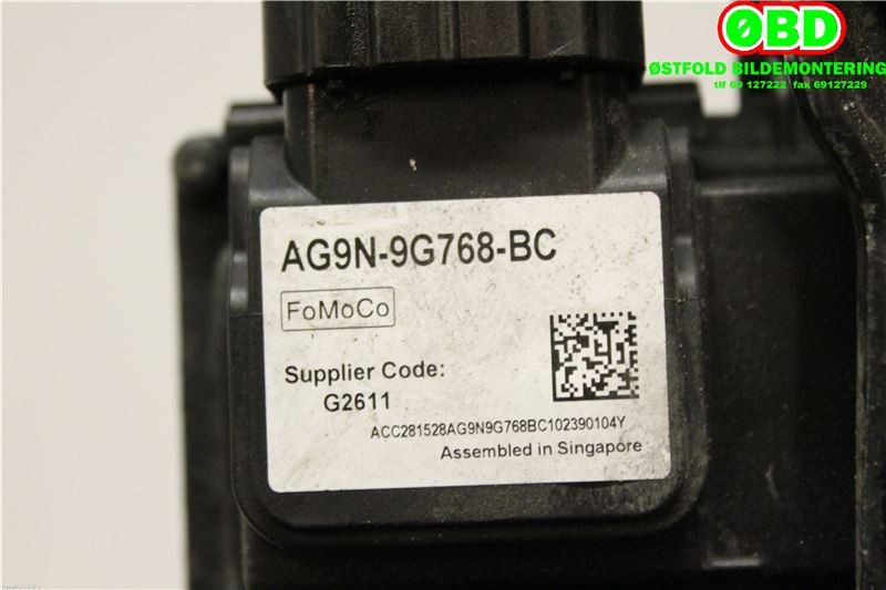 Sensor radar til Volvo S60 2010-2014 (Type II, Fase 1)  (VOLVO|31678089||AG9N9G768BC)