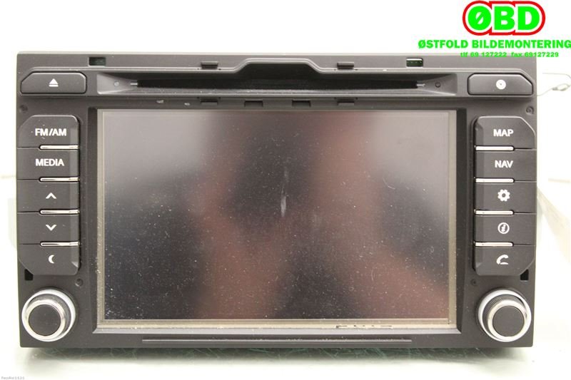 Bilstereo navigasjon til Kia Rio, 2011-2017 Type III  (KIA|965601W500)
