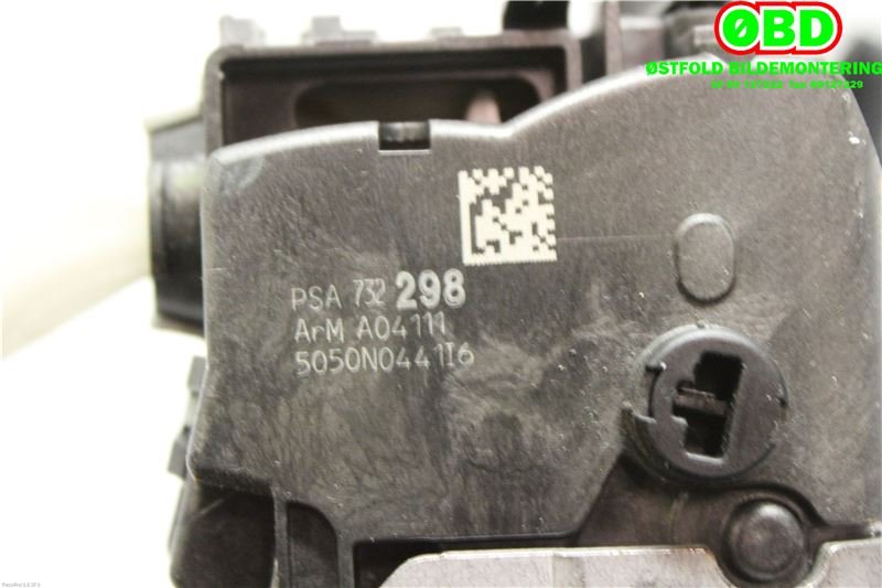 Låsekasse høyre bak til Peugeot 3008 2009-2016 (Type I) (PEUGEOT|9138 Z9|98 006 238 80|732298)