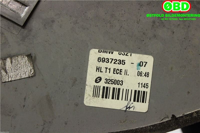 Baklykt venstre til BMW 7-Serie 2000-2008 (E65/E66/E67/E88) (E65/E66/E67/E88) (BMW|63 21 6 937 235||6937235)