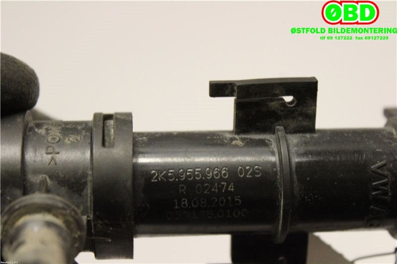 Lyktespylerdyse til VW Caddy 2015-2020 (Type III, Fase 3)  (VOLKSWAGEN|2K5 955 966||2K5955966)